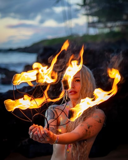 Gallery photo 4 of Tribal Belly Dance Fire Experience