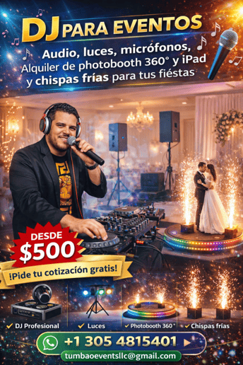 Gallery photo 4 of Tumbao Events – DJ & Photobooth | Weddings & Quince Miami