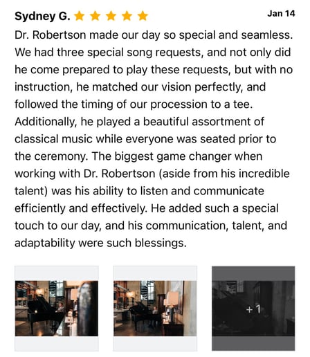 Gallery photo 2 of Tyler Robertson Music