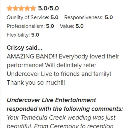Gallery photo 2 of Undercover Live Entertainment