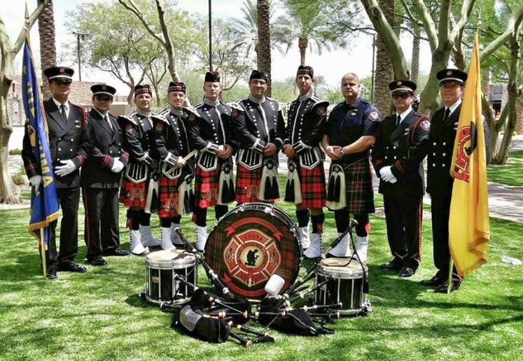 Gallery photo 1 of United Yuma Firefighters Pipes and Drums