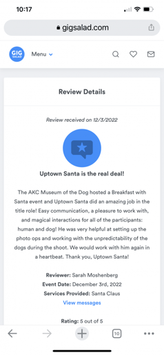 Gallery photo 28 of Uptown Santa