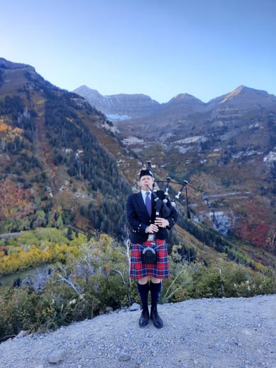 Gallery photo 11 of Utah Bagpiper - Johnny Miner