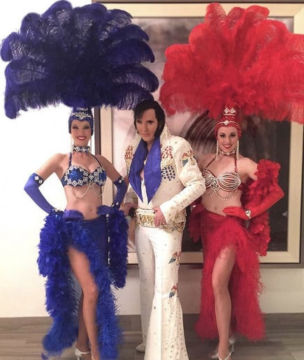 Gallery photo 4 of Vegas Elvis Impersonators And Showgirls