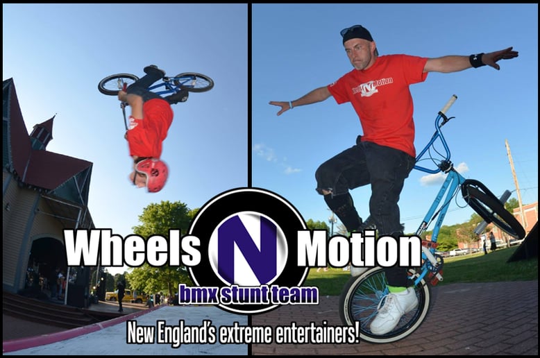 Gallery photo 1 of Wheels-N-Motion BMX Bicycle Stunt Shows