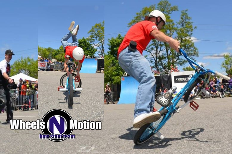 Gallery photo 3 of Wheels-N-Motion BMX Bicycle Stunt Shows