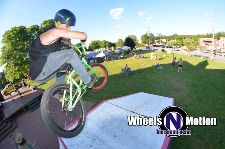 Gallery photo 5 of Wheels-N-Motion BMX Bicycle Stunt Shows