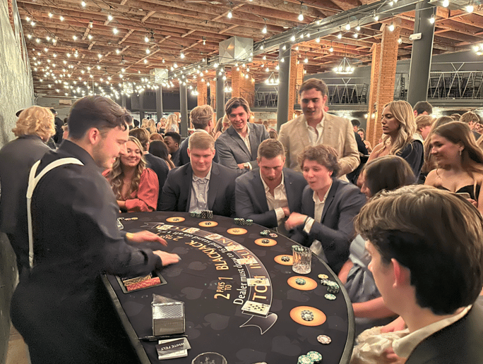 Gallery photo 3 of White Felt Casino Events