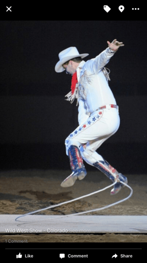 Gallery photo 9 of Wild West trick roping whips gun act 