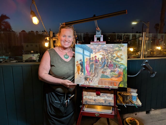 Gallery photo 6 of With Love From Heidi: Live Painting