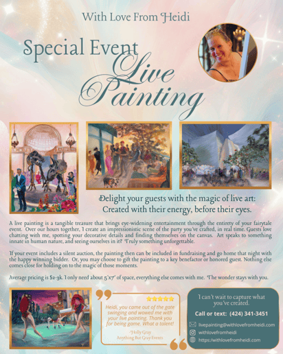 Gallery photo 1 of With Love From Heidi: Live Painting