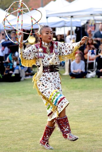 Gallery photo 2 of World Champion female Hoop dancer