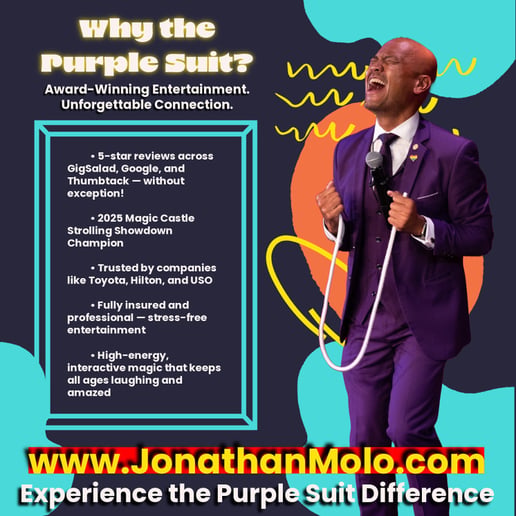 Gallery photo 1 of The Man in the Purple Suit - Jonathan Molo