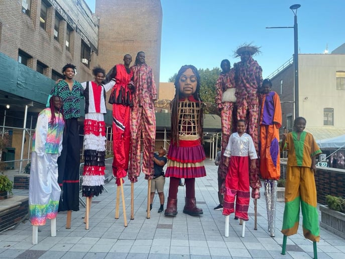Gallery photo 7 of Kaisokah Moko Jumbies USA inc. (Stilt Dancers)
