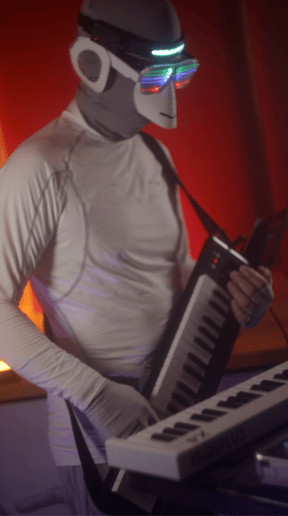 Gallery photo 2 of ZapGirt - Space Alien Robot Musician