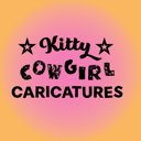 Kitty Cowgirl Caricatures