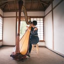Christina Brier, harpist