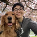 Comedian with a dog