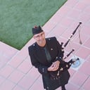 Dave McCleery, Bagpiper