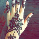 Elegant Heena Mehndi Tatoo