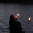 Fire and LED Performance Art