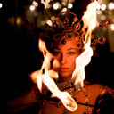 Fire Fans, Fire Eating, Charcoal