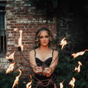 Fire Sacral Flow: Fire and LED Performer