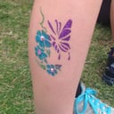Glitter Ink Body Art