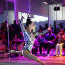 Gravity Defied, hair hanging &amp; pole