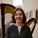 Harpist Emily Reader