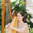 Modern Fairytale Wedding Harpist
