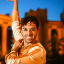 Male Belly Dancer With Circus