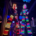 LED Party Robots - The Mega Mechs