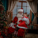 Santa Kenneth and Mrs. Claus. AKA Just be Klaus!