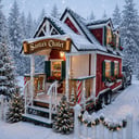 Santa’s Chalet, traveling home of the Post Falls Santa Claus