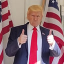 Robert Ensler as Dean Martin or President Trump