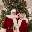 Santa Ron and Mrs. Claus