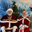 Santa Andrew and Mrs. Claus