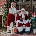 Santa Lamar C and Mrs. Claus