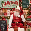 Ice Cream Santa