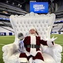Santa with Joe