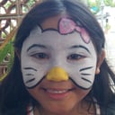 Silver Stardust Face Painting