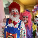 Squiggles and Smaxy the Clowns