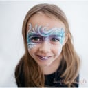 Swirls and Curls Face Painting