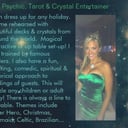 Tarot, Mermaid, SuperHero, CrystalReader