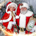 Santa Bear &amp; Mrs. Goldie Claus