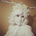 Whimsical White Human Statue