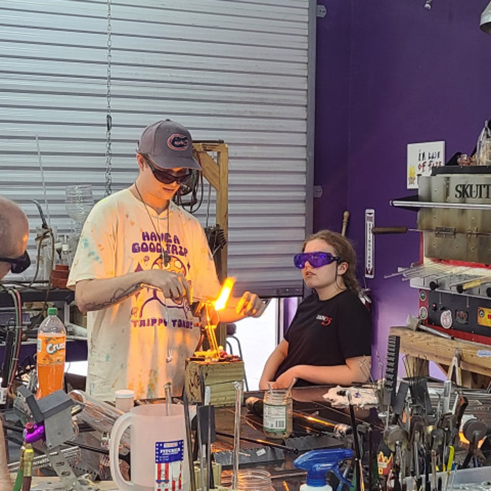 Profile thumbnail image for Glassblowing at The Glass Factory