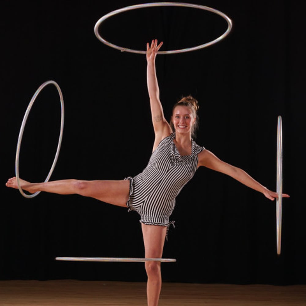 Profile thumbnail image for Hoops Stilts Lyra Balloons Juggle Fire