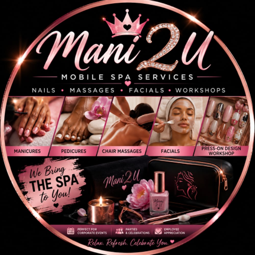 Profile thumbnail image for Mani 2 U - Event Spa Services